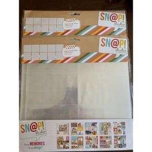 SN@P Studio Memory pockets for Scrapbooking‎ 2 Packs 10 in each